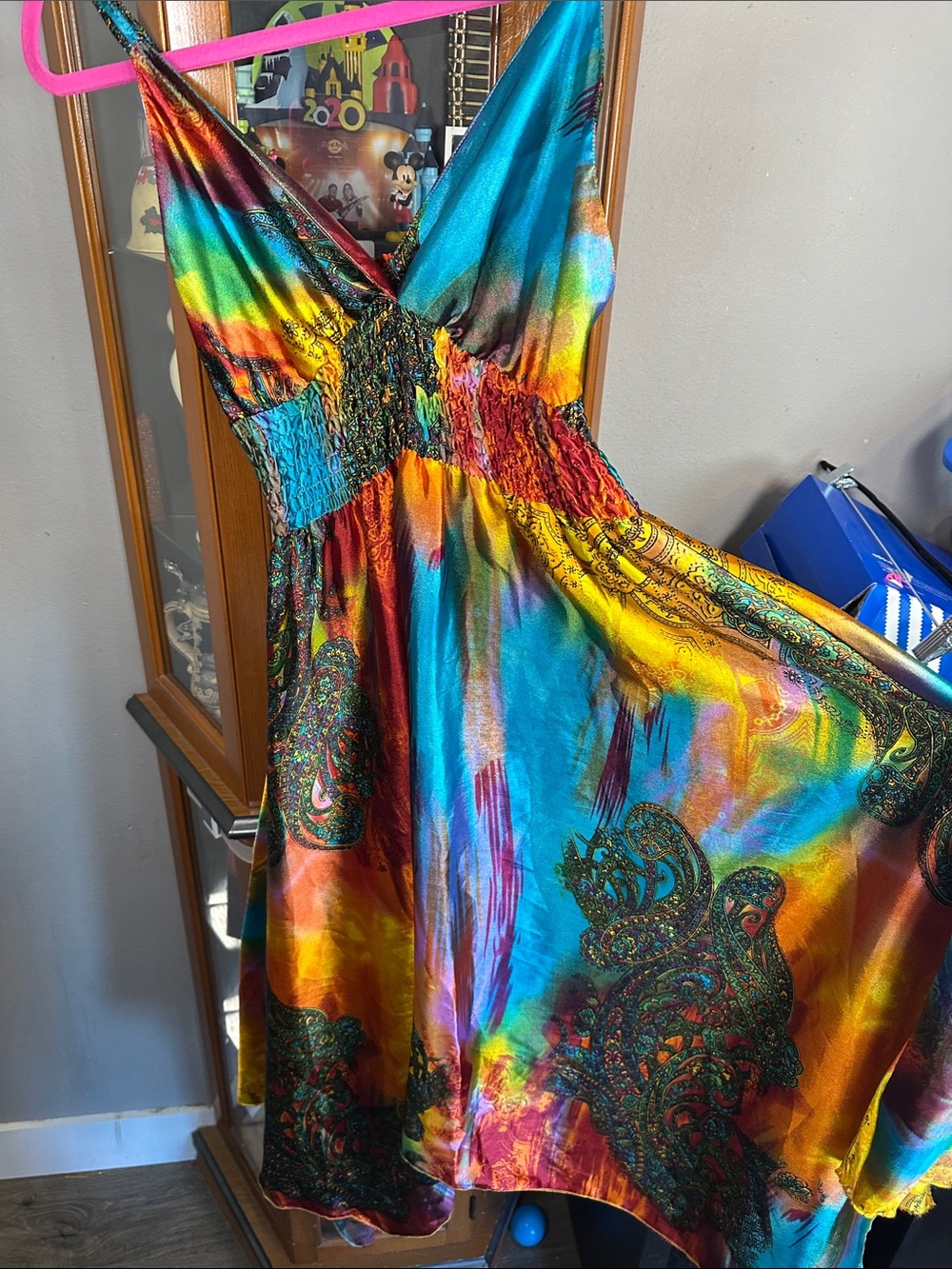 Tie Dye Paisley Dress